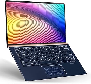 【中古】ASUS ZenBook 13 Ultra Slim Laptop, 13.3 FHD WideView, 8th-Gen Intel Core i7-8565U 中央処理装置, 16GB ランダムアクセス記憶装置, 512GB PCIe SSD, Backlit KB, NumberPad,
