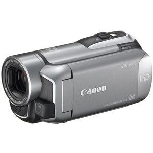 【中古】【39shop】Canon★フルハイビジョンビデオカメラ iVIS HF R10 シルバー IVISHFR10 内蔵メモリ8GB（良い）｜ドリエム店