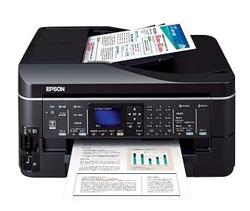【中古】EPSON Colorio インクジェット結びあわせる機 PX-603F