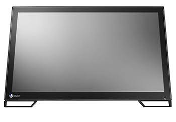 【中古】EIZO FlexScan 23型タッチパネル据えつける色合い液晶管する 1920x1080 DVI-D DisplayPort D-sub 黒いこと FlexScan T2381W-BK
