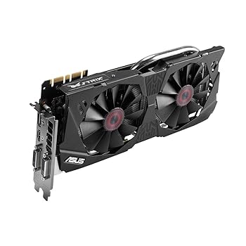 【中古】ASUSTek STRIXシリーズ NVIDIA GeForce GTX970搭載ビデオカード オーバークロック メモリ4GB STRIX-GTX970-DC2OC-4GD5