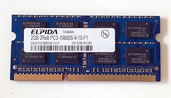 【中古】Elpida 2GB PC3-10600 DDR3-1333MHz Non-ECC Unbuffered CL9 EBJ21UE8BDS0-DJ-F