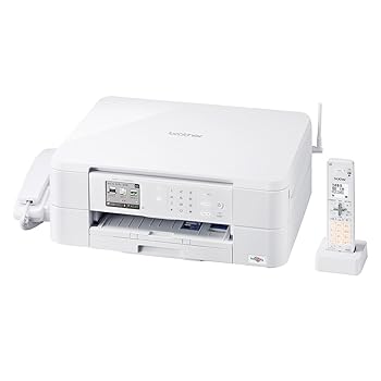 【中古】brother A4インクジェット練りあわせる機 デジタル子機1台付/FAX役立つこと/無線電話ローカルエリアネットワーク相応う MFC-J730DN