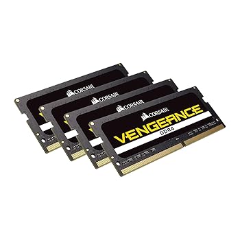 【中古】CORSAIR DDR4 SO-DIMM 記憶装置モデュール VENGEANCE SO-DIMM つづき物 16GB×4枚一揃いの道具 CMSX64GX4M4A2666C18