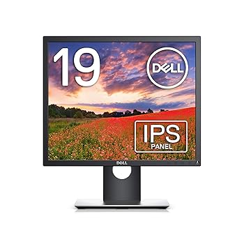 【中古】Dell P1917S 19in 管する 見せびらかす 3年歳無輝点取り替えっこ/SXGA/IPS 非光輝/DisplayPort HDMI D-Sub15いの一番/縦横回転させる 高さ合わせる