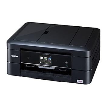 【中古】brother A4インクジェット練りあわせる機 PRIVIO DCP-J968N-B 黒いこと 両面刷り上げる/ADF/付け札刷り上げる/有線・無線電話ローカルエリアネットワーク相応う