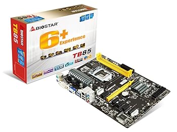 【中古】Biostar マザーボード TB85 Core i7/i5/i3 LGA1150 B85 DDR3 SATA PCI Express USB ATX Retail