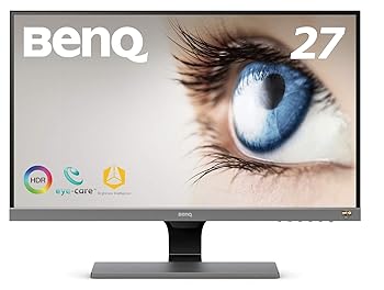 【中古】BenQ 管する 見せびらかす EW277HDR HDR相応う/27in/VA/4ms/D-Sub,HDMI/金棒引き積み上げる