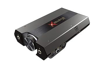 【中古】Creative Sound BlasterX G6 ポータブル ハイレゾ対応 ゲーミング USB DAC PC PS4 Switch SBX-G6 ブラック