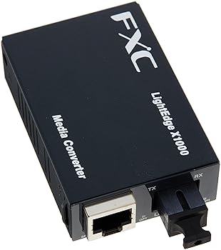 【中古】FXC LightEdgeXchange1000シリーズ LEX1841-20A 0/100BASE-T to 100BASE-FX1芯30km 光トランシーバー
