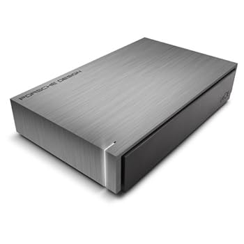 【中古】【39shop】LaCie★エレコム USB3.0/2.0対応 外付HDD/Desktop Porsche USB3.0/4TB LCH-PSD040U3A（非常に良い）｜ドリエム店