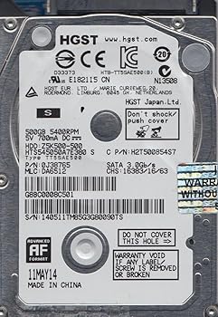 【中古】【39shop】hts545050★a7e380、PN 0j38765、MLC da6512、Hitachi 500 GB SATA 2.5ハードドライブ(非常に良い)|ドリエム店
