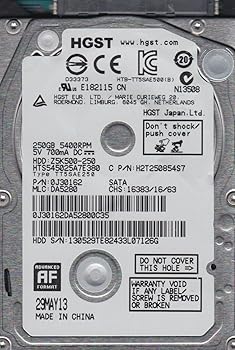 【中古】Hitachi HTS545025A7E380 250GB Travelstar SATA II 5400RPM 2.5インチ 7.0mm Z5K500