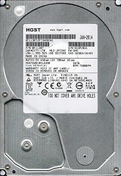 【中古】HGST HUA722010CLA330 P/N: 0F11387 MLC: JPT3HC 1肺結核。