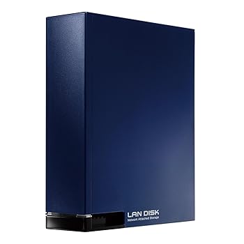 【中古】I-O DATA NAS 2TB スマホ/タブレット対応 ネットワークハードディスク 入門モデル HDL-T2NV ミレニアム群青