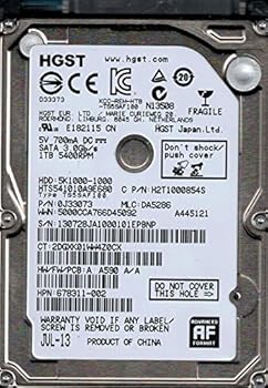 【中古】hts541010 a9e680 P/N : 0j33073 MLC : da5286 HGST 1tb