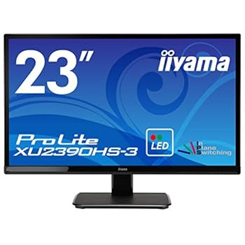 【中古】iiyama モニター ディスプレイ XU2390HS-B3 23インチ/フルHD/AH-IPS/HDMI,D-sub,DVI-D/3年