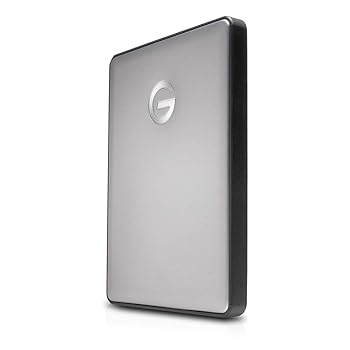 【中古】G-Technology ポータブルHDD 2TB スぺースグレイ G-DRIVE Mobile USB-C 3年 0G10317