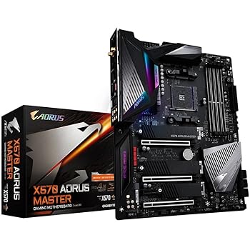 【中古】GIGABYTE X570 AORUS MASTER ATX お母さんゲーム盤 AMD X570手当て仕掛ける積み上げる MB4787