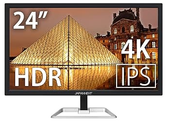 【中古】JAPANNEXT JN-IPS244UHDR 4K 24in液晶見せびらかす UHD HDCP2.2 HDMI2.0 FreeSync マイコン管する