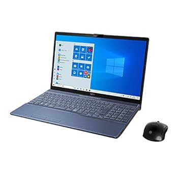 【中古】FMVA77D3L FMV LIFEBOOK AH77/D3 15.6型万覚え帳マイコン メタリックブルー