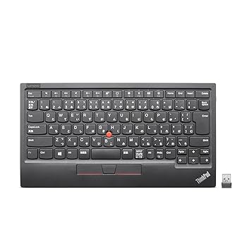 【中古】Lenovo ThinkPad 貨物自動車尖んがり 鍵盤 II - 日本語 無線電話繋ぎ合わせる Bluetooth繋ぎ合わせる 貨物自動車尖んがり積み上げる シザーリフトキー 乾電池内
