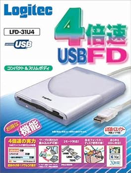 【中古】Logitec 4倍速相応うUSB外付型FD社会的単位 LFD-31U4
