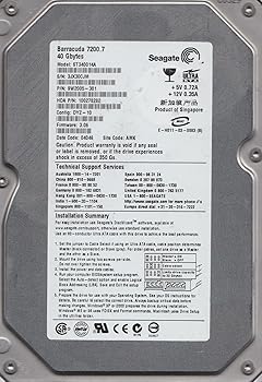 【中古】Seagate Barracuda 7200.7 40GBHDD UDMA/100 7200RPM 2MB IDE