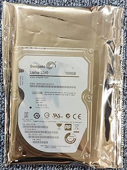 【中古】Seagate SSHD 内蔵ドライブ 2.5インチ 1TB+MLC8GB LAPTOP SSHD ST1000LM014 SATA3.0 5400rpm 64MB 5年