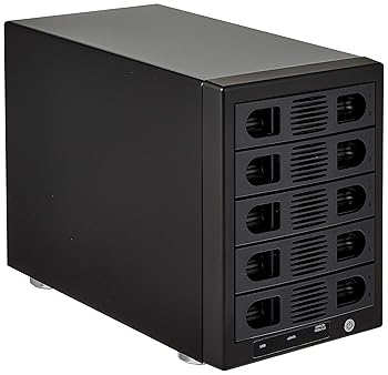 【中古】MARSHAL MAL355EU3R RAID対応 SATA3.5&SATA2.5インチHDD5台ケース