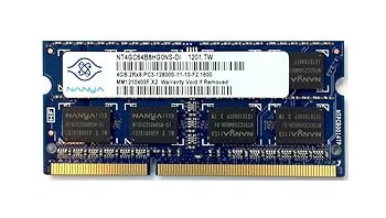 【中古】NANYA NT4GC64B8HG0NS-DI 4GB ノートブック SODIMM DDR3 PC128001600 UNBUF 1.5v 2RX8 204P 512MX64 256mX8 C