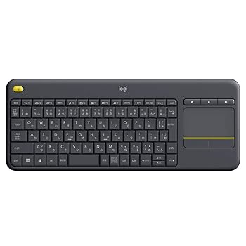 【中古】ロジクール 無線電話鍵盤 触れ合う 鍵盤 K400pBK 国内置き目品
