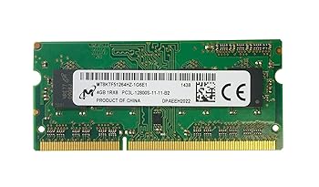 【中古】MICRON MT4KTF25664HZ 1G6E1 2GB ノートブック SODIMM DDR3 PC128001600 UNBUF 1.35v 1RX16 204P 256MX64 256