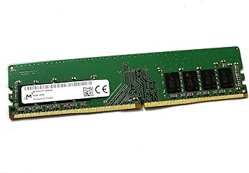 【中古】Micron 8GB PC4-19200 DDR4-2400MHz ノンECCアンバッファード CL17 288ピン DIMM 1.2V シングルランクメモリモジュール Mfr P/N MTA8ATF1G64AZ-2