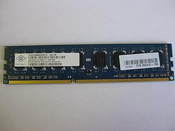 【中古】NANYA PC3-12800U DDR3-1600 4GB x 2枚組 合計8GB 240ピン DIMM デスクトップパソコン用メモリ 両面実装 2Rx8の2枚組 動作品