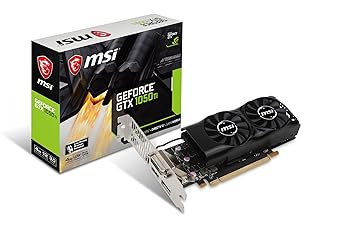 【中古】MSI ロープロファイル相応う グラフィクス歌留多 GEFORCE GTX 1050 TI 4GT LP