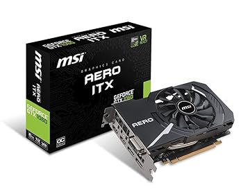 【中古】MSI 遊撃手下部組織やとい入れる グラフィクス歌留多 GEFORCE GTX 1060 AERO ITX 6G OC