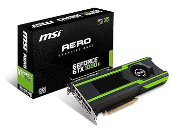 【中古】MSI ビデオグラフィックカード GTX 1080 TI AERO 11G OC