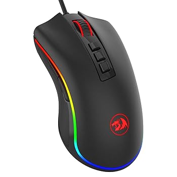 【中古】Redragon M711 Gaming Mouse, RGB Backlit, 10000DPI Adjustable, 7 Programmable Buttons
