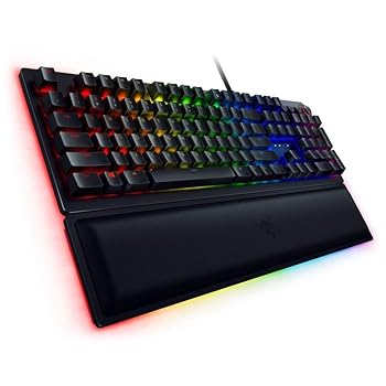 【中古】Razer BlackWidow Elite：Esportsゲーミングキーボード - 専用メディアコントロールを備えた多機能デジタルダイヤル - 人間工学的な手首レスト -