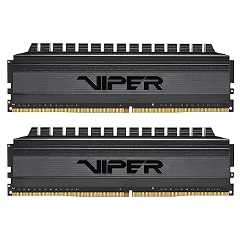 【中古】Patriot Memory Viper4 Blackout Series DDR4 3000MHz パソコン4-24000 16GB 8GB x 2枚 プレミアムブラックヒートシンク 事務机とっ始め用記憶装置 PVB416G