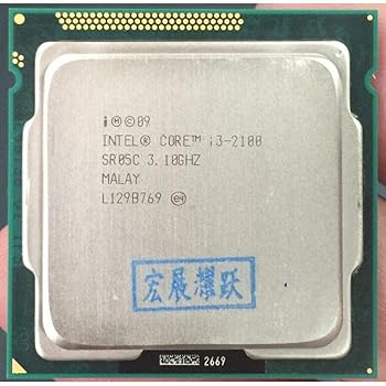 【中古】PC Intel Core I3-2100 I3 2100 プロセッサ 3M キャッシュ, 3.10 GHz LGA1155 デスクトップCPU 100% 正常に動作 デスクトッププロセッサ