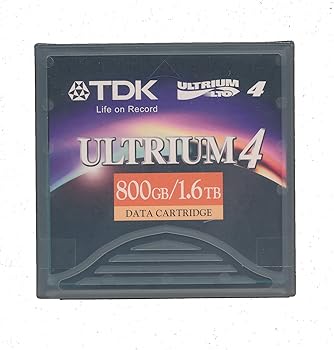 【中古】TDK LTO Ultrium4 データカートリッジ 800GB圧縮時：1.6TB D2407-LTO4