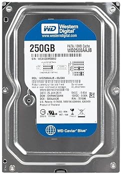 【中古】WesternDigital WD2500AAJB CaviarBlue 3.5inch 7200rpm 250GB 8MB PATA/100