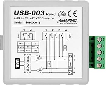 【中古】USB RS485/422 絶縁型変換器USB-003 CE対応