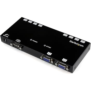 【中古】【39shop】StarTech.com★Cat5ケーブル対応8ポートVGAディスプレイエクステンダー延長器送信機のみ カテゴリ5 LANケーブルにて最大150m延長 最大8分配可能 S（良い）｜ドリエム店