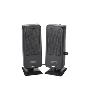 【中古】エレコム 金棒引き USB 0.5W 黒いこと MS-UP201BK