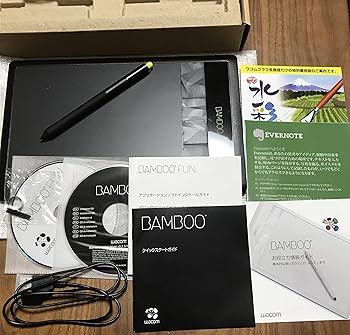 【中古】Wacom 書き込み経口避妊薬 S大きさ 黒いこと フォトショップエレメンツ\u0026ペインターエッセンシャル Bamboo Fun CTH-470/K1