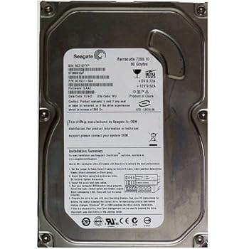 【中古】St380815a Seagate Barracuda 80Gb 7200Rpm Ultra Ata-100 Ide Buffer 8Mb 34,481円