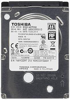 【中古】TOSHIBA MQ01ACF032 320GB 7粍厚 S-ATA 並行輸入品